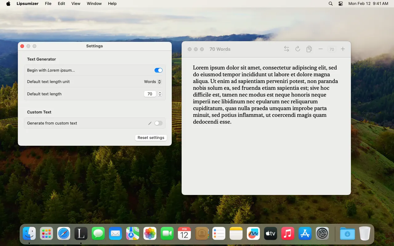 #2. Lipsumizer (iOS) Von: Diego Otero Diaz