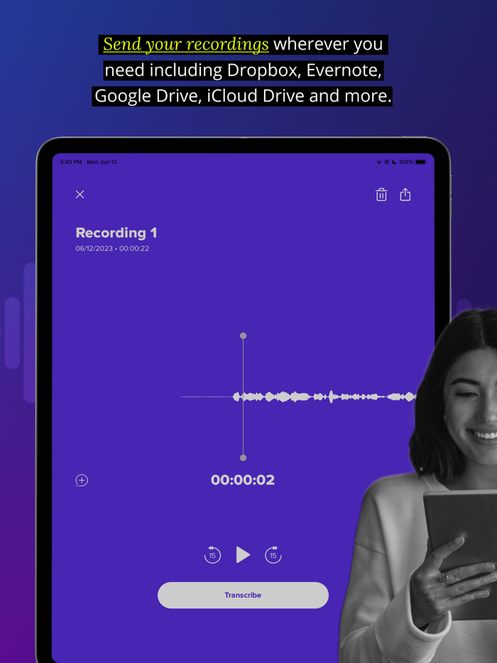 Rev Record and Transcribe
