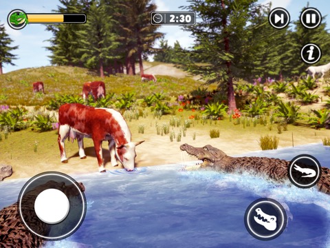 飢えたワニ野生動物の攻撃 サバイバルゲームのおすすめ画像4