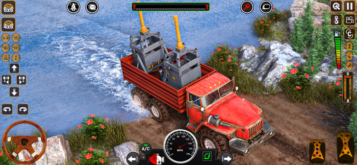 Offroad Mud Truck Driving game
