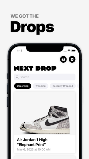 Next Drop – Sneaker Releases screenshot 1