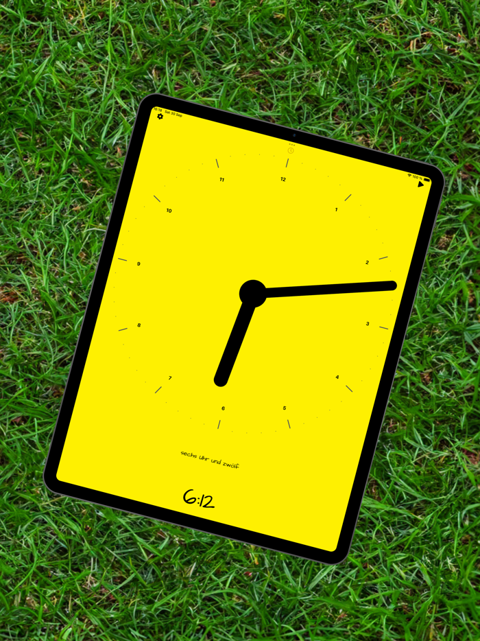 Tick-tack learning clock