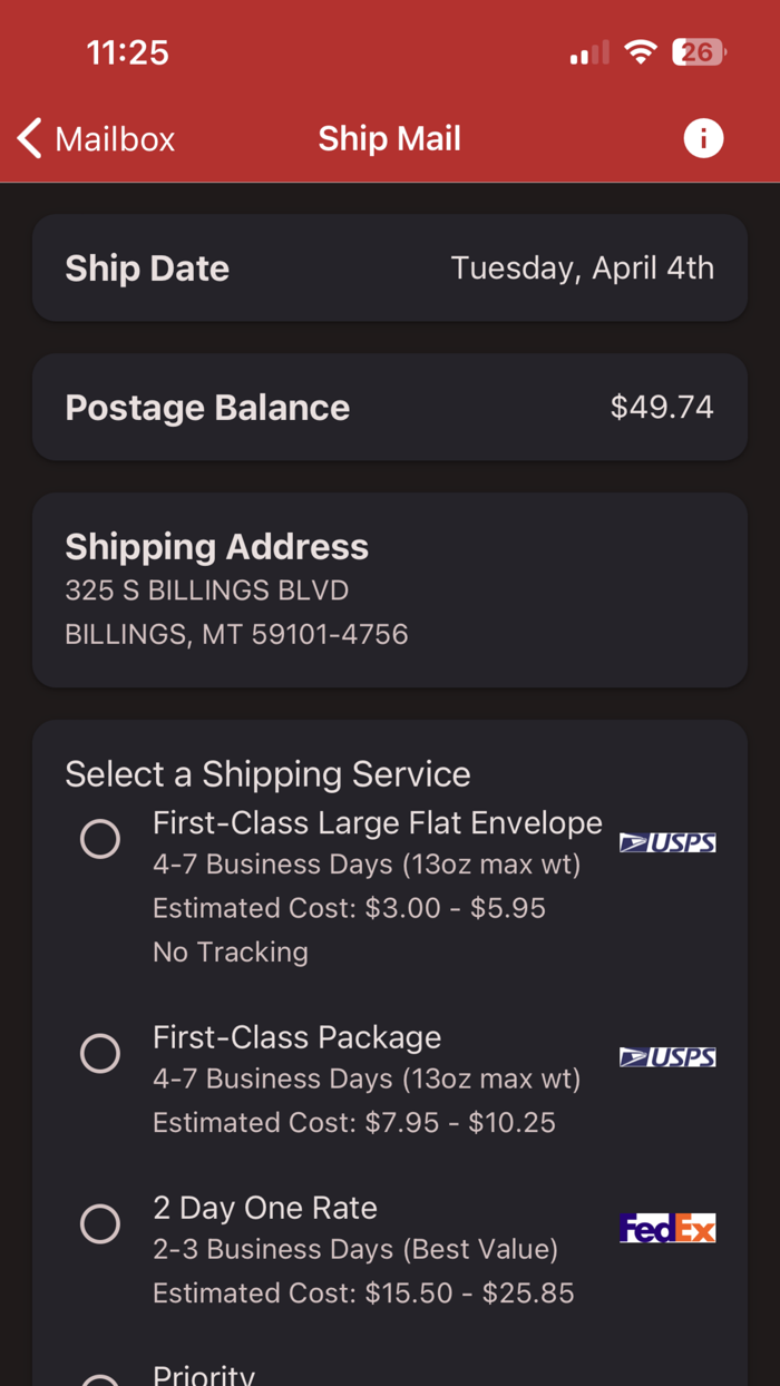 Good Sam Mail Service