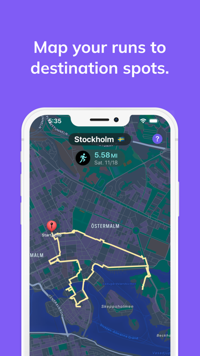 whereabout running Screenshot