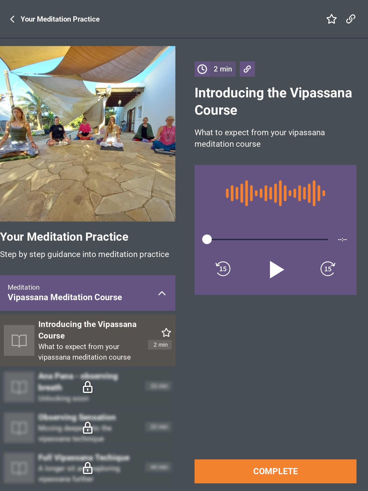 Lotus Pad Yoga Online Retreat screenshot 3