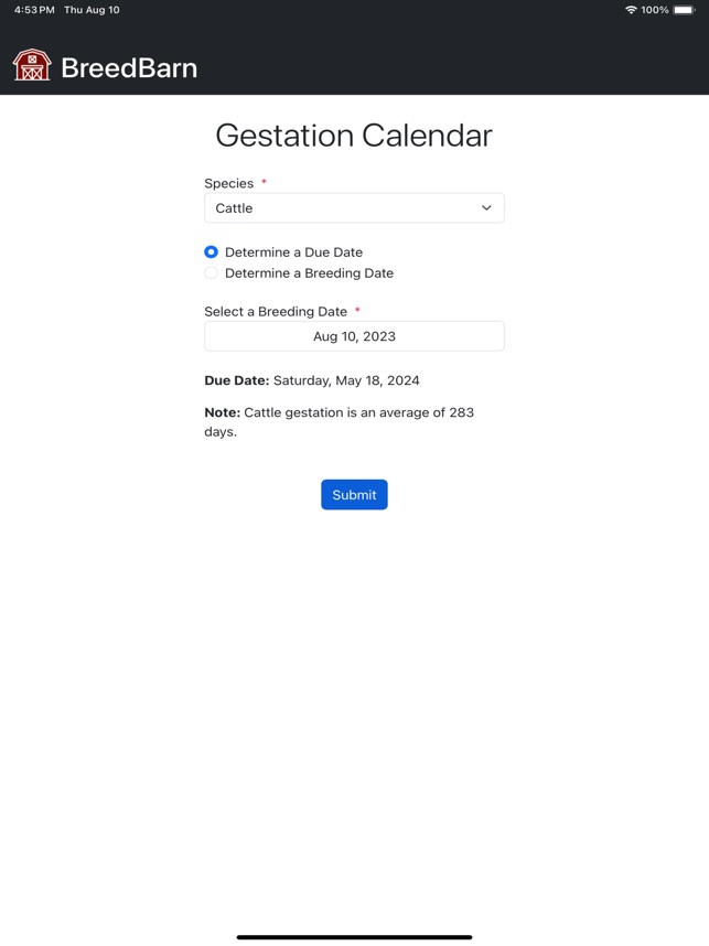 2024 Cattle Gestation Calendar Faina Jasmina