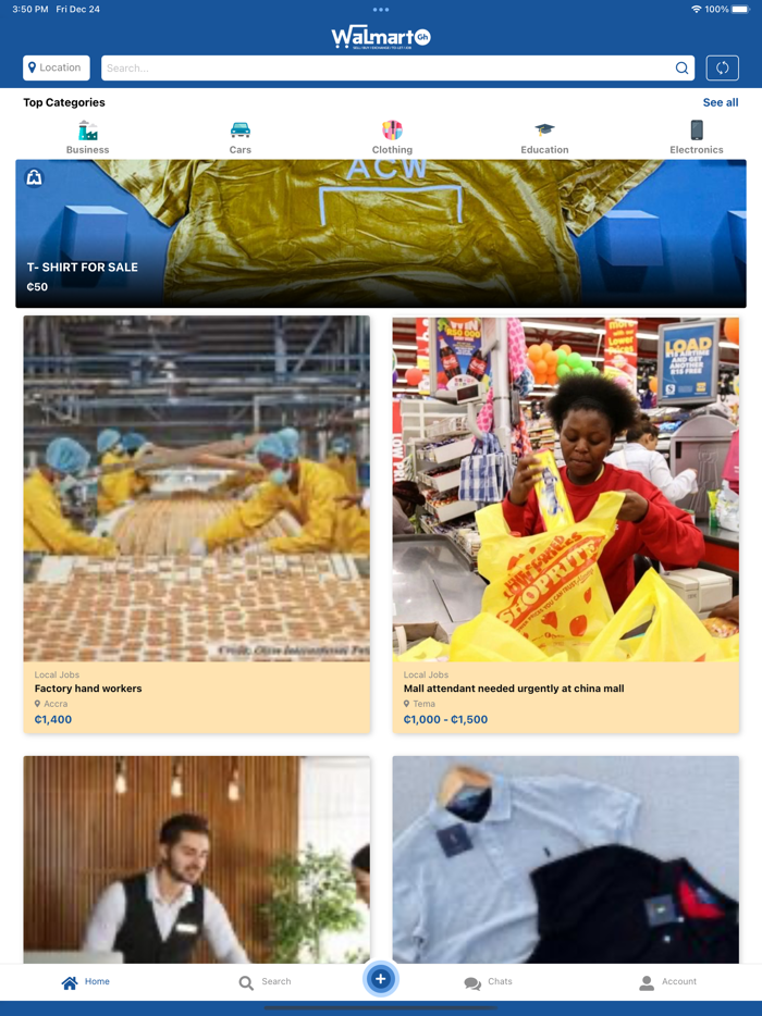 WalmartGhBuy,Sell,Rent  Jobs