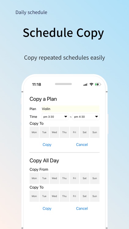 Daily Schedule -easy timetable screenshot-5