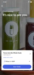 Puree Artisan Juice Bar screenshot #2 for iPhone