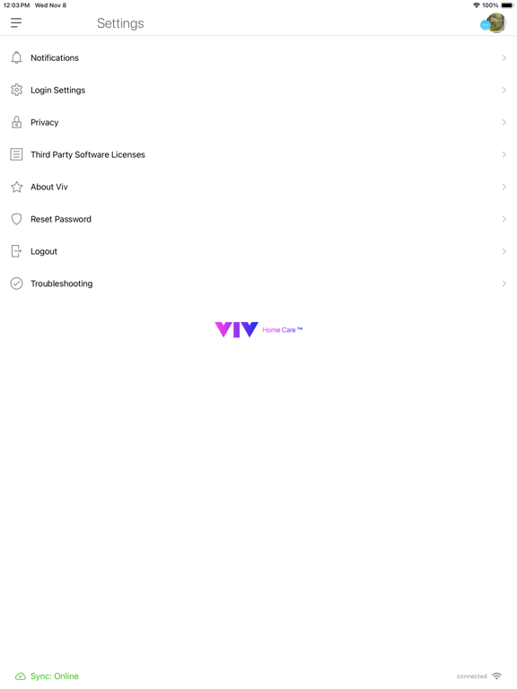 Screenshot #6 pour Viv Home Care