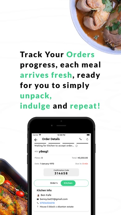 Kitchly-Homemade Food Delivery Screenshot