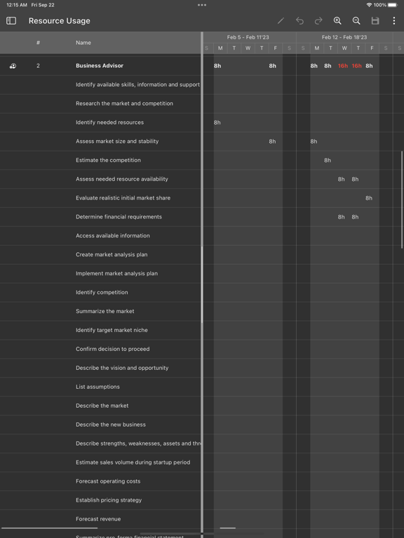 Screenshot #5 pour Ingantt: Planificateur Gantt