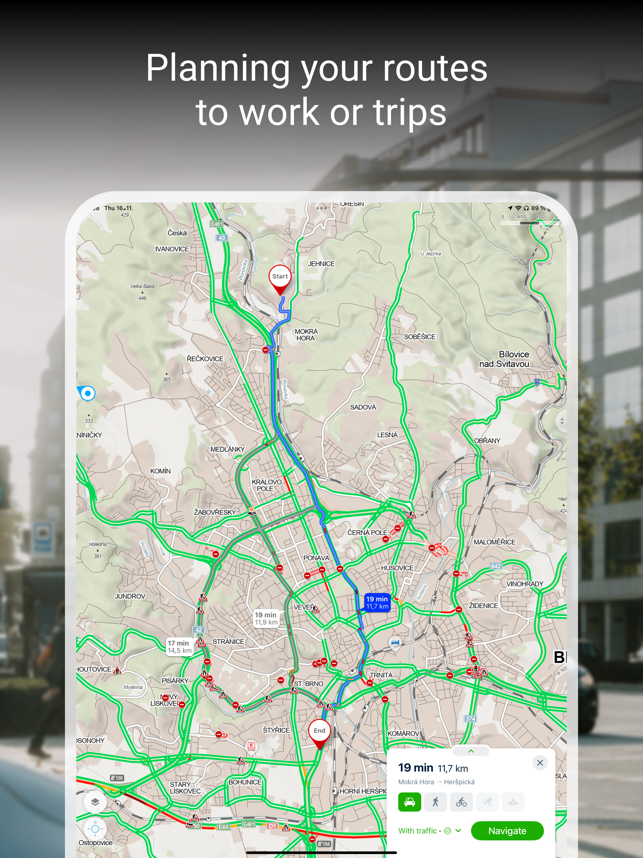 ‎Mapy.cz: Navigation & Verkehr Screenshot