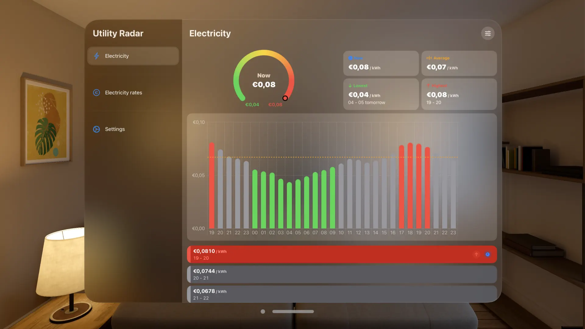 Utility Radar screenshot
