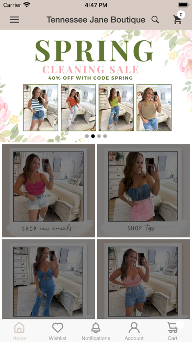 Tennessee Jane Boutique Screenshot