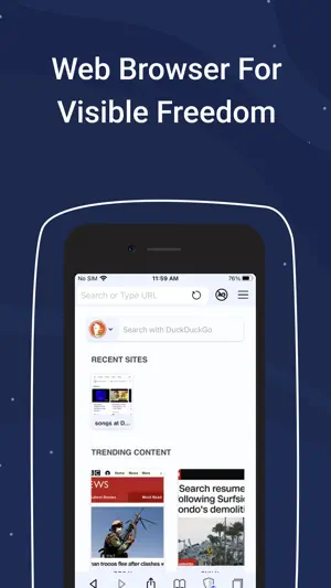 Private Browser: Web Browser screenshot 2