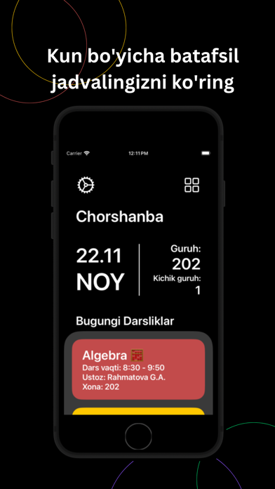 ALTUIT schedule Screenshot