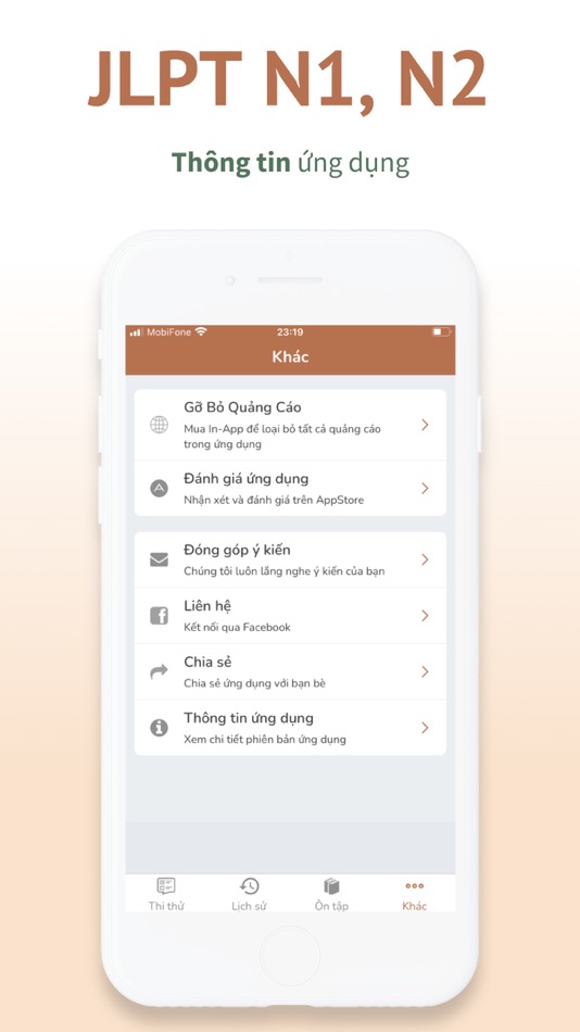 #9. JLPTify N1, N2 (iOS) 由: Binh Tran