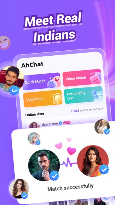 AhChat-Chat & meet real people Screenshot