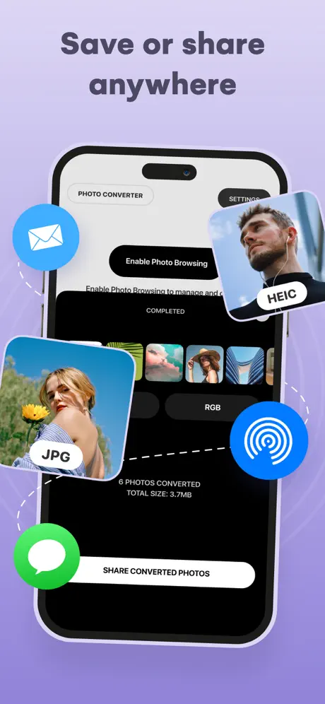 JPG Converter. 全能图片格式转换器应用截图