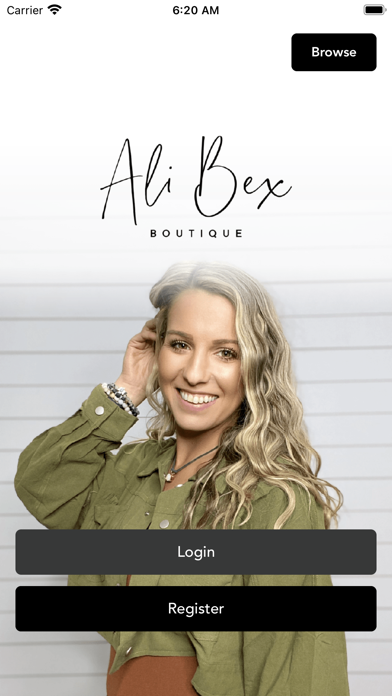 Ali Bex Boutique Screenshot