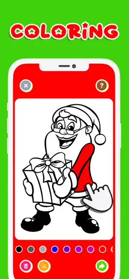 Game screenshot Kids drawing pad Christmas 3+ apk