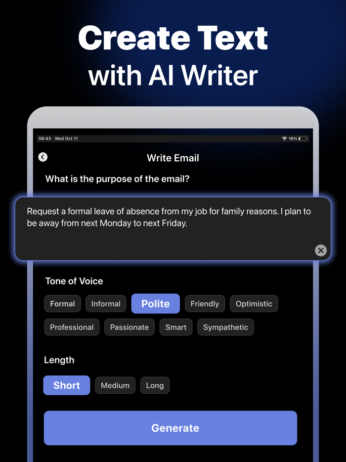 AI Chatbot and Writer Smart AI