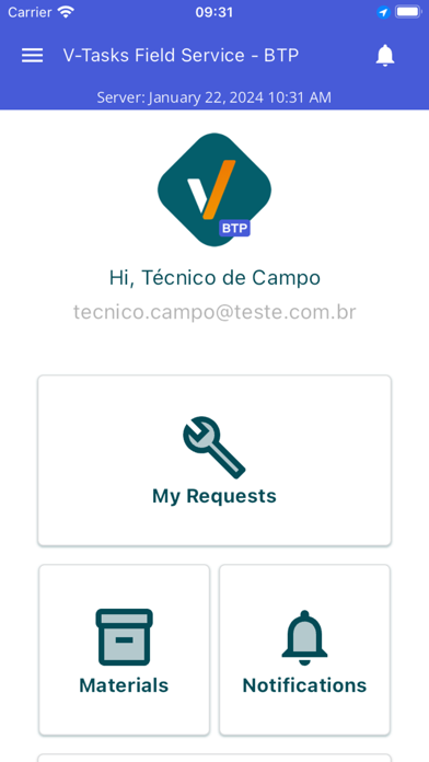 Voalle Tasks - Brasil TecPar Screenshot