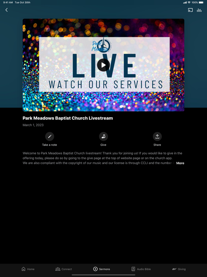 Park Meadows Baptist Church