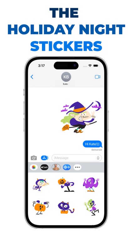 The Holiday Night stickers