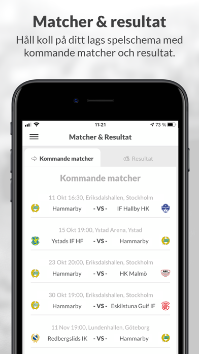 Hammarby Handboll - Gameday Screenshot