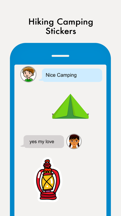 Screenshot #3 pour Hiking Camping Stickers
