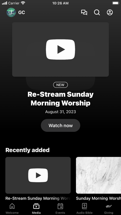 Greenfield Church Screenshot