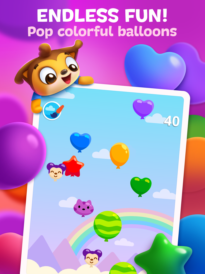 Balloon Pop Game for Toddlers
