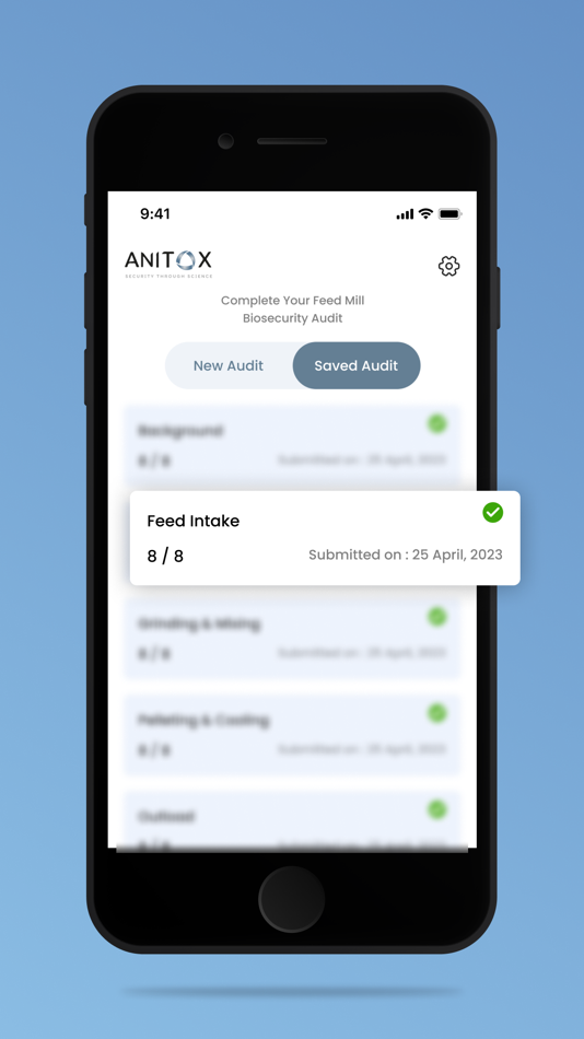 #3. Feed Mill Biosecurity Audit (iOS) De: Anitox