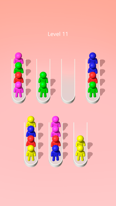 Crowd Sort: Color Sorting Game Screenshot