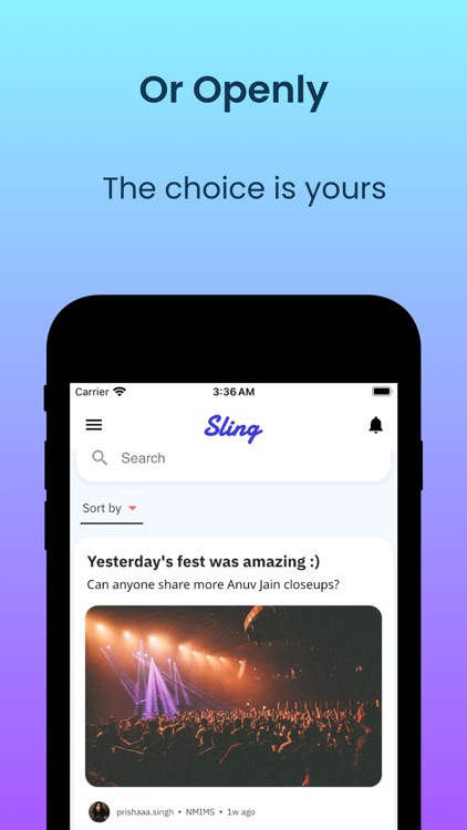 Sling - A College Social App