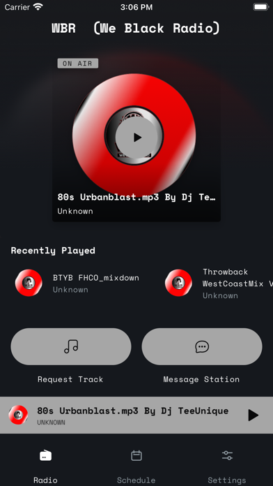 W.B.R. (We Black Radio) Screenshot