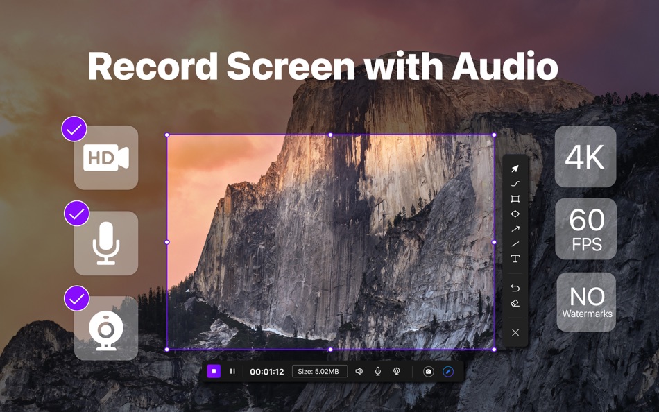 1001 Record: Screen Recorder - 2.0.8 - (macOS)