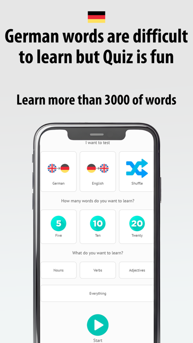 EnDe Word Quiz Screenshot