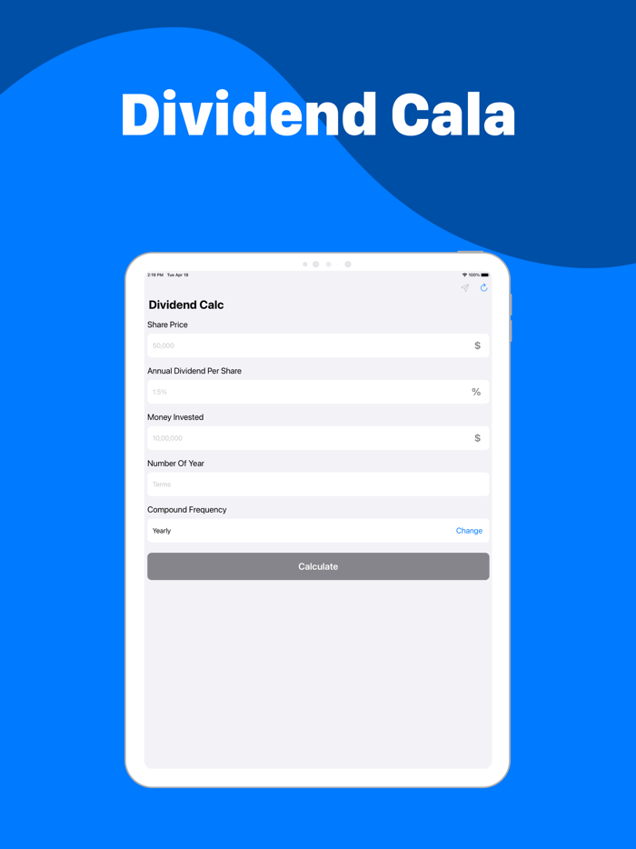 Dividend Calc-Yield Tracker sz