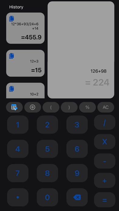 Calculator Pluss Screenshot