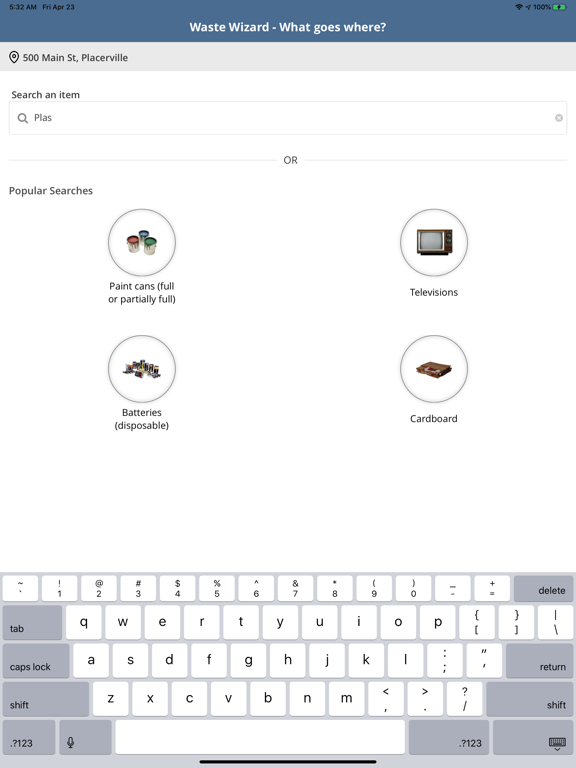 El Dorado Disposal iPad screenshot 4 - Reference app