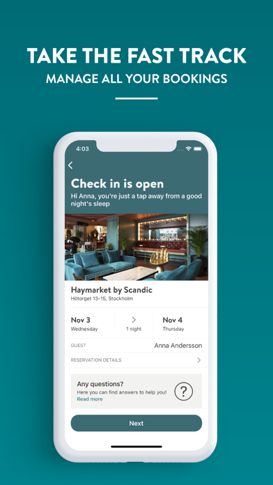 Scandic Hotels Screenshot