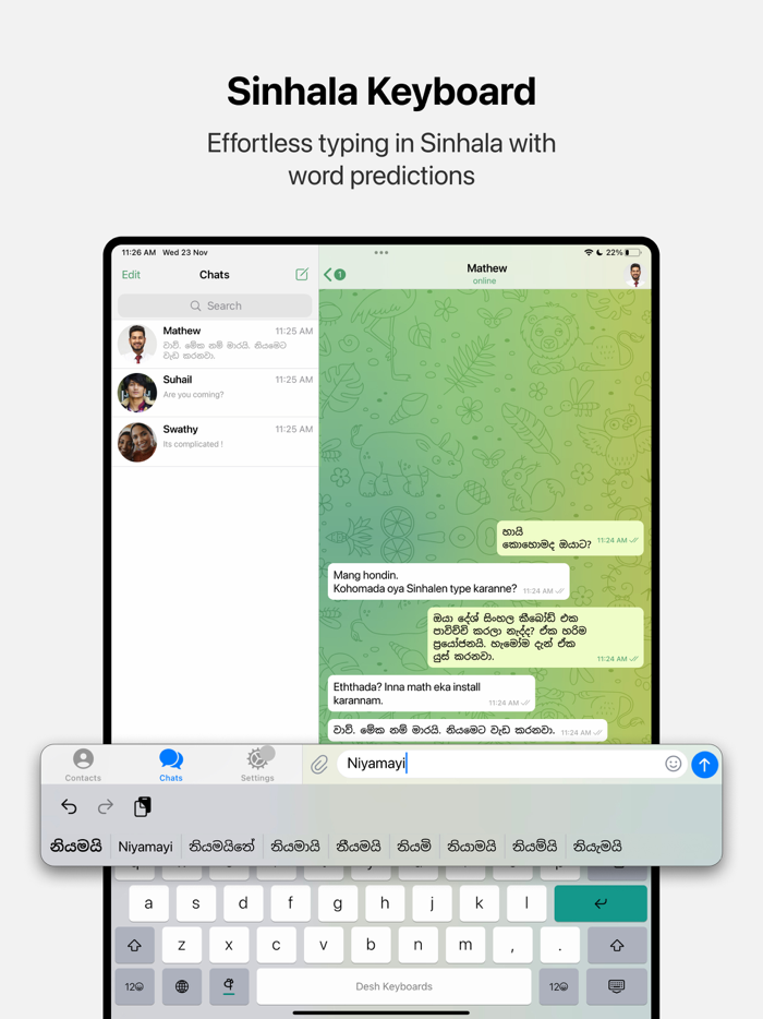 Desh Sinhala Keyboard