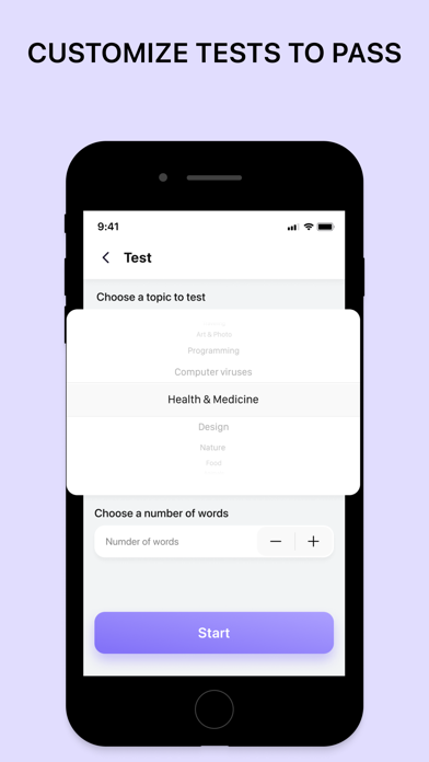 Word Learning App Screenshot