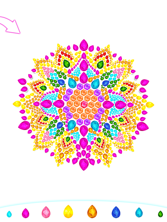 Diamond Art: Paint by Number iPad screenshot 7 - Entertainment app