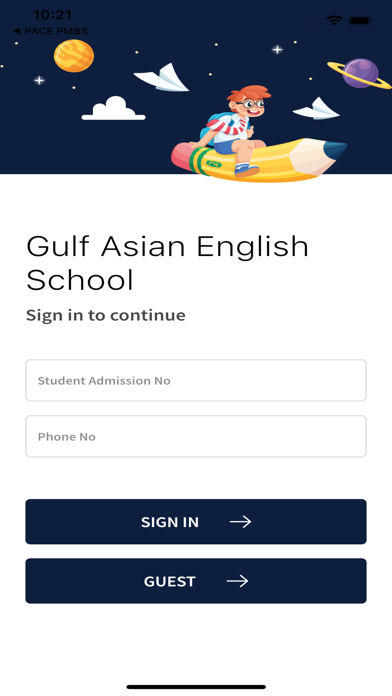 GULF ASIAN ENGLISH SCHOOL Screenshot