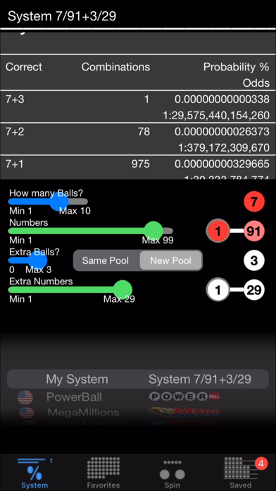 Lotto with lucky numbers Screenshot