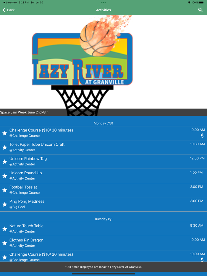 Lazy River at Granville